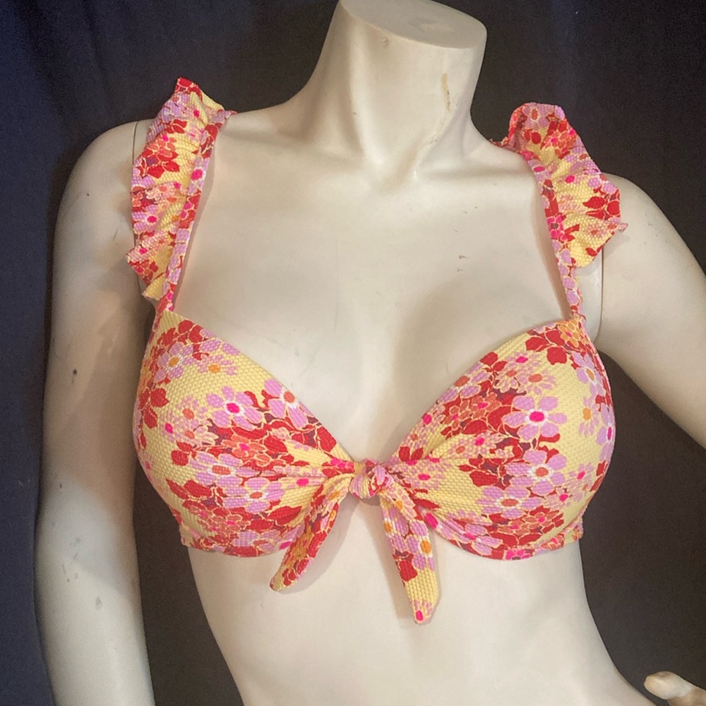 California waves medium padded push-up bikini New